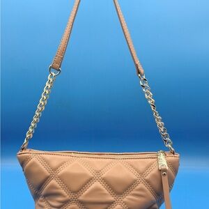 Steve Madden Brown Quilted Shoulder Bag
